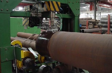 Ultrasonic Test performed on ASTM A335 P22 pipe