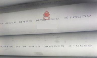 ASTM B423 UNS N08825, Incoloy 825 seamless pipes.