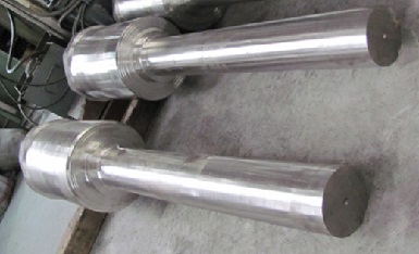 Monel K-500 shafts machined from ASTM B865 UNS N05500 bars.