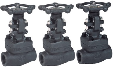 ASTM A105N forged gate valves manufactured to API 602