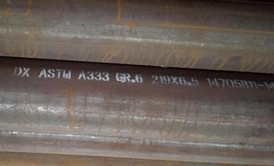Welded pipes, 8" SCH20, ASTM A333 grade 6.