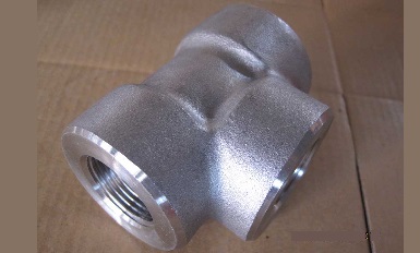 Forged tee 3000# NPT, ASTM A694 F52, Galv.