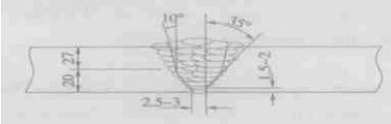 Typical beveling ends design for ASTM A335 P11 seamless pipes