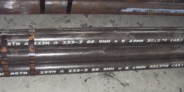 ASTM A333 Gr.6 3" SCH40 seamless pipes in stock.