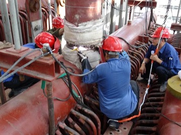 The welding of ASME SA335 P92 seamless pipes for a ultra-supercritical unit in Henan, China.