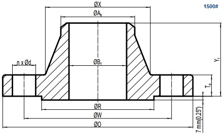 Flanges Dimensions Chart In Mm