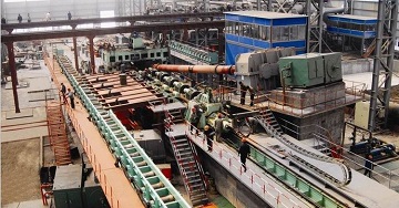 The largest production line for seamless steel pipes in the world