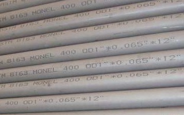 ASTM B163 Monel 400 tubes 1"x0.065"x12ft.