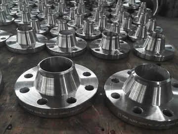 Alloy 20 weld neck flanges for an Indonesian client.