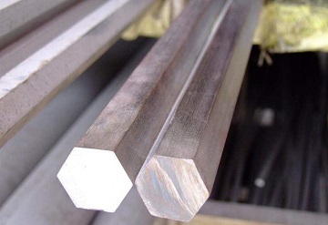 ASTM B473 UNS N08020 hot-rolled hexagonal bars.