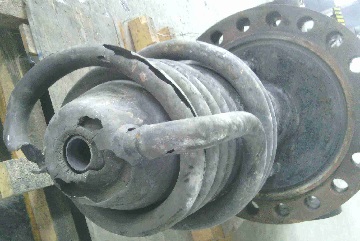 The failure of a Texaco gasifier burner made of Inconel 600. 