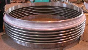 Inconel 625 corrugated bellows, made of ASTM B443 Gr. UNS N06625 plates.