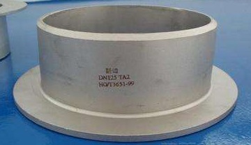 A titanium Gr.2 (TA2) stub ends made to ASME B16.9