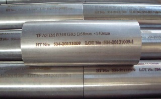 ASTM B348 Grade 5(Ti-6Al-4V), round bards