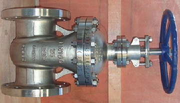 A SS316 gate valve with Monel K-500 trim.