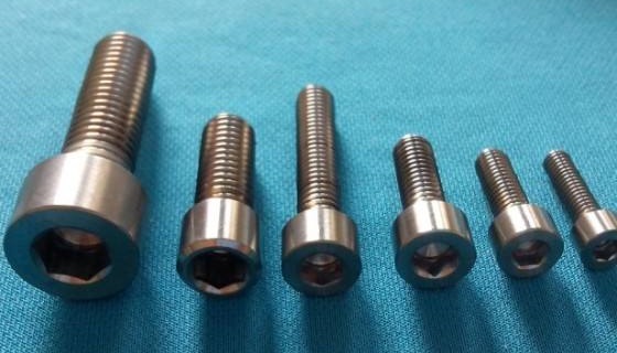 Titanium Gr.5 hex socket cap screws