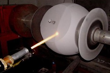 HVOF tungsten carbide onto a valve ball