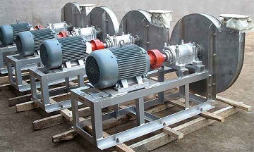 Ti blowers for a FGD system.